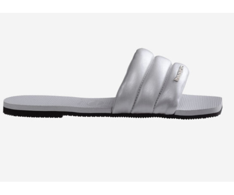 Havaianas Wewe Milan viatu vya rangi ya FEDHA